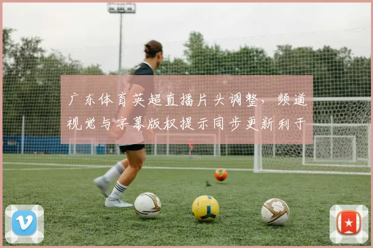 广东体育英超直播片头调整，频道视觉与字幕版权提示同步更新利于观众识别
